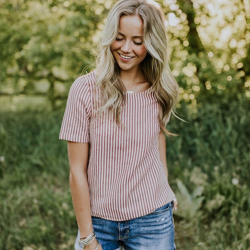 KATHY STRIPE TOP